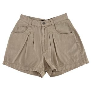 90s pleated khaki shorts 1990s vintage